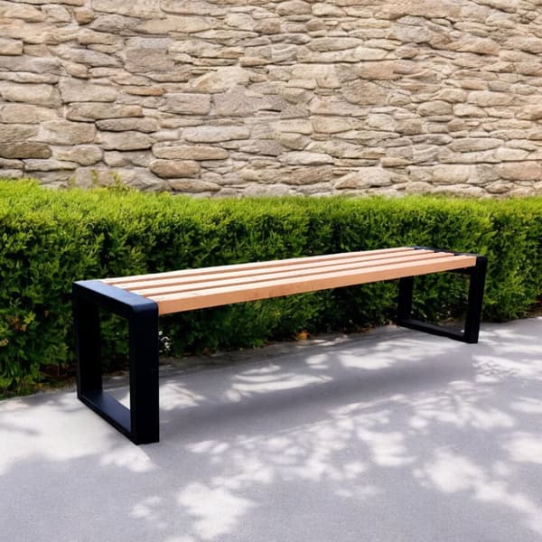 Grande bænk uden ryglæn Brun Grande bænk uden ryglæn 125 cm Brun