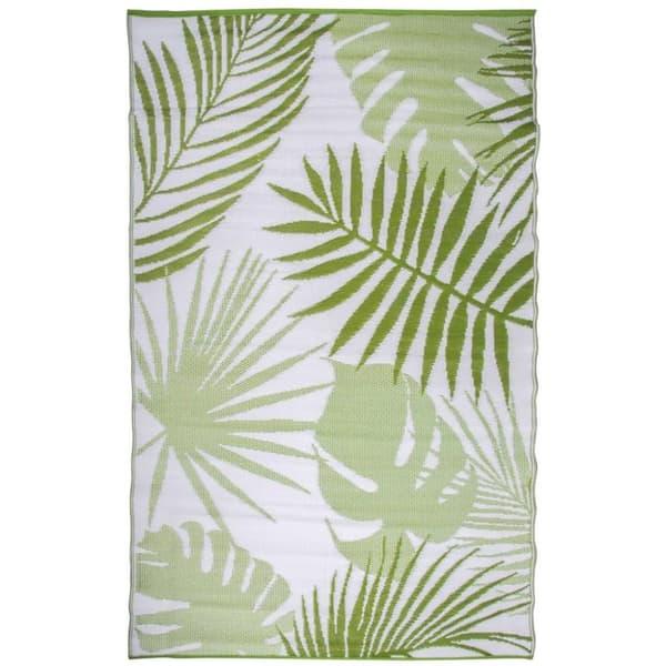 Esschert Design udendørstæppe 241x152 cm jungleblade OC22