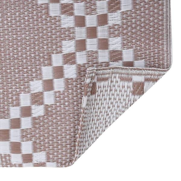 vidaXL Uteteppe ARAKIL brun 120x180 cm PP