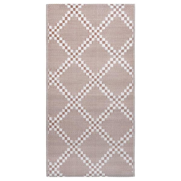 vidaXL Uteteppe ARAKIL brun 120x180 cm PP