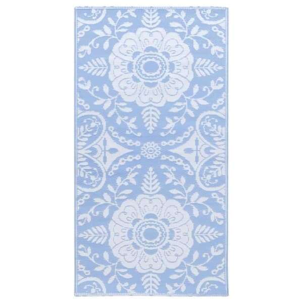 vidaXL Utomhusmatta ARAKIL babyblå 80x150 cm PP