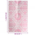 Miniatyrbild 6 av 6: vidaXL Utomhusmatta rosa 160x230 cm PP