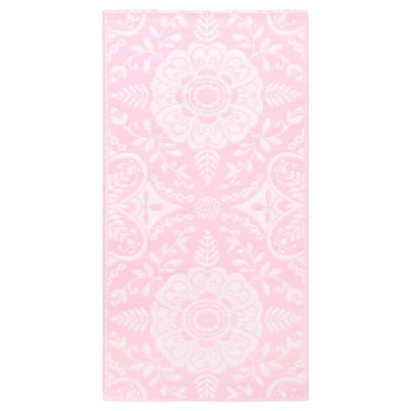 vidaXL Utomhusmatta rosa 160x230 cm PP