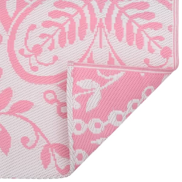 vidaXL Utomhusmatta ARAKIL rosa 190x290 cm PP