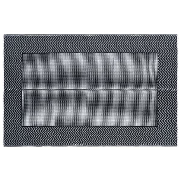 vidaXL udendørstæppe ARAKIL 160x230 cm PP grå