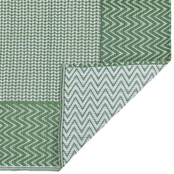 vidaXL Utedekken ARAKIL Grønn 160x230 cm PP