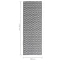 Miniatyrbild 5 av 6: vidaXL Utomhusmatta ARAKIL svart 80x250 cm PP