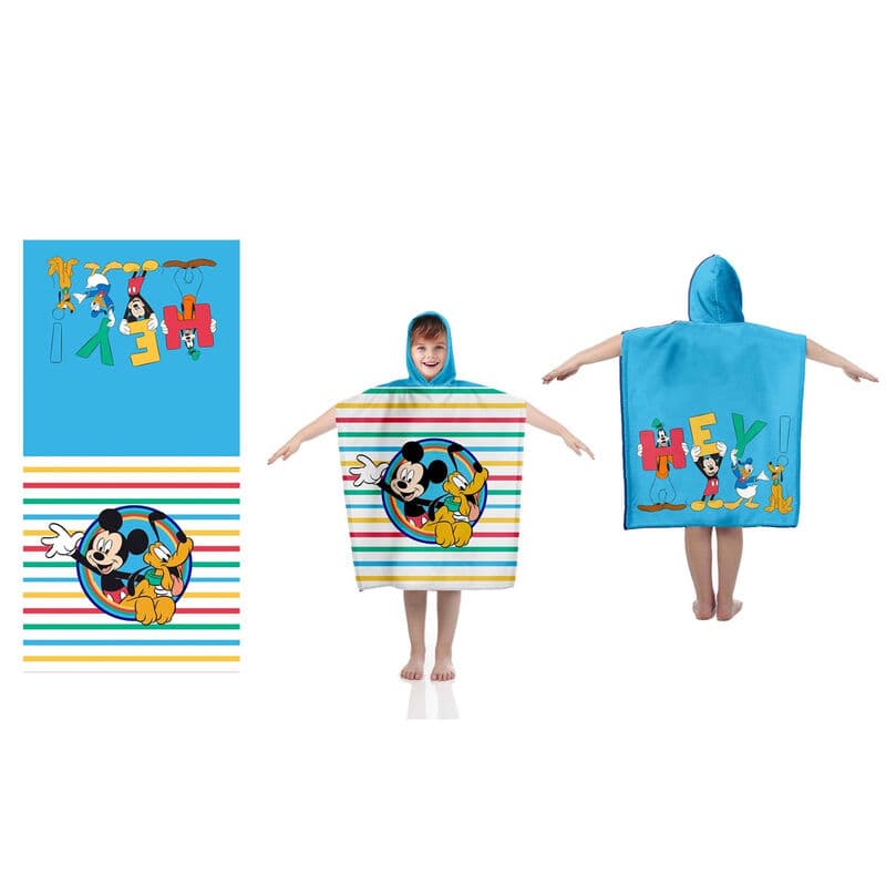Disney Mickey Cotton poncho towel