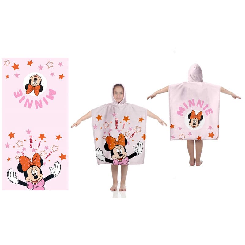 Disney Minnie Cotton poncho towel