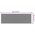 Miniatyrbilde 6 av 7: vidaXL Uteteppe brun og hvit 80x250 cm vendbart design