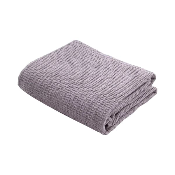 Sommarfilt i bomull i Grå med måtten 214 x 150 cm för utomhuskomfort - Tak Perfekt för trädgården, camping och picknick