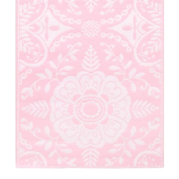udendørstæppe 160x230 cm PP pink