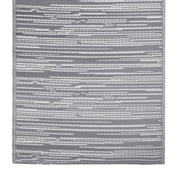 Utomhusmatta grå 160x230 cm PP