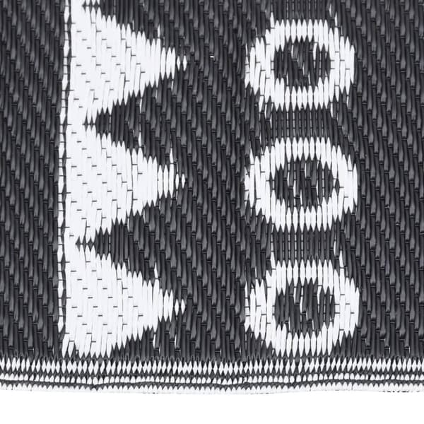 Utomhusmatta svart 120x180 cm PP