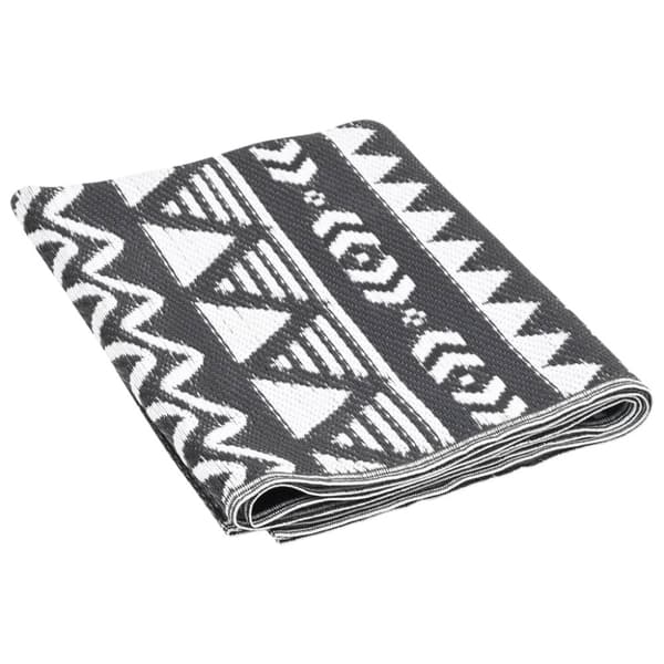 Utomhusmatta svart 120x180 cm PP