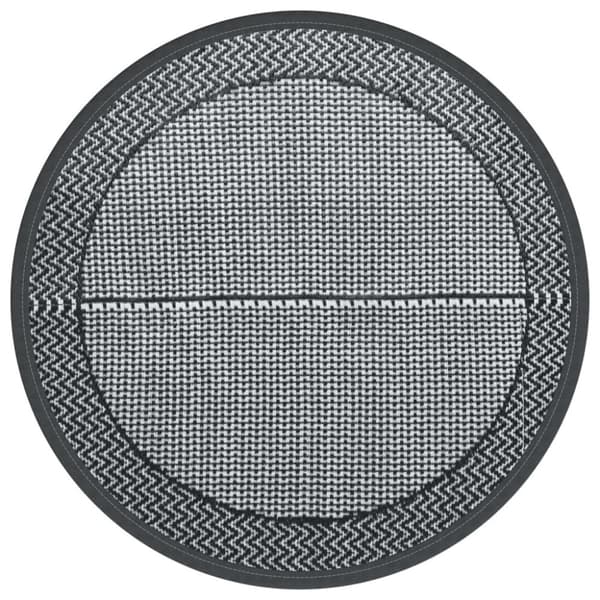 vidaXL Uteteppe ARAKIL grå Ø160 cm PP