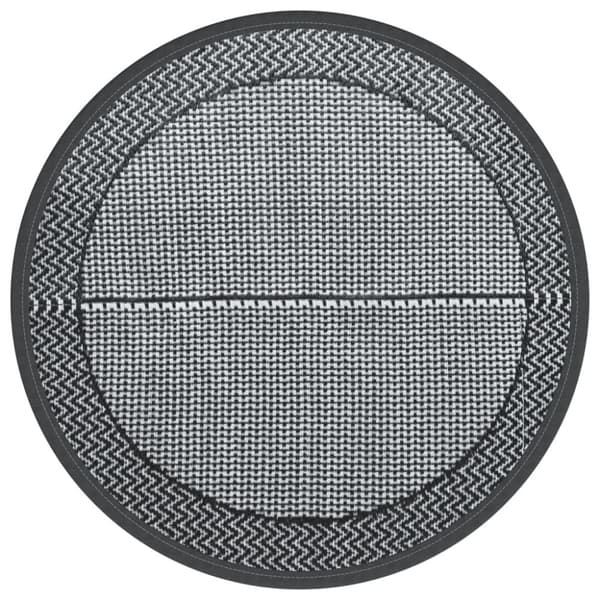 vidaXL Uteteppe ARAKIL grå Ø200 cm PP