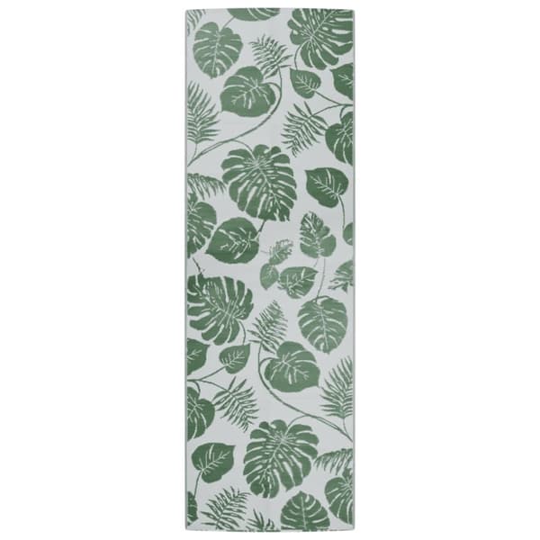vidaXL Utomhusmatta grön 80x250 cm PP