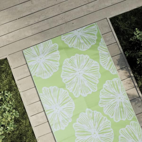 vidaXL Uteteppe ARAKIL grønn 80x150 cm PP