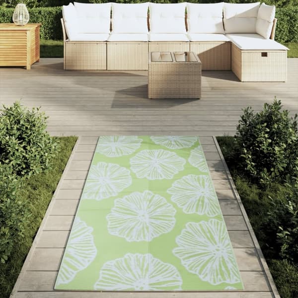 vidaXL Uteteppe ARAKIL grønn 80x150 cm PP