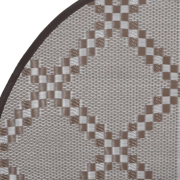 vidaXL Ulkomatto ARAKIL ruskea Ø200 cm PP
