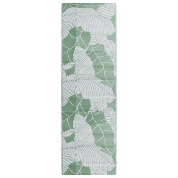 vidaXL Utomhusmatta ARAKIL grön 80x250 cm PP