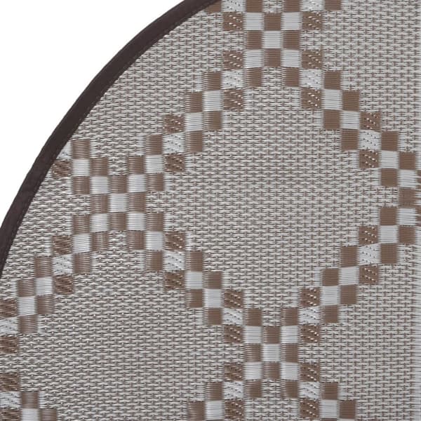 vidaXL Uteteppe ARAKIL brun Ø160 cm PP