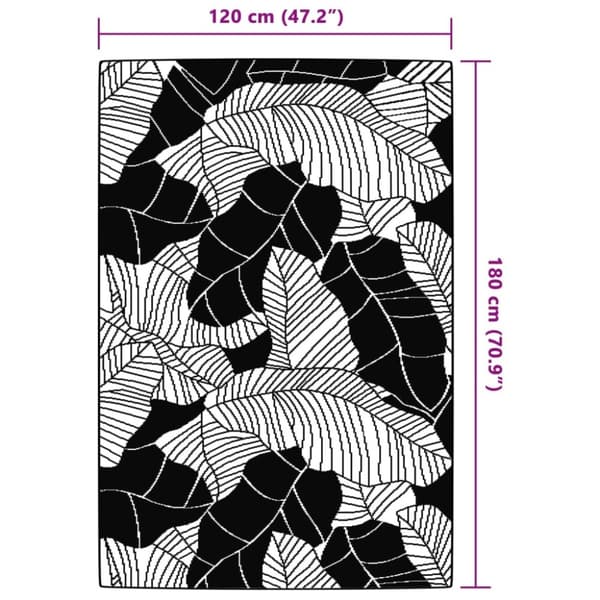 vidaXL Utomhusmatta ARAKIL grön 120x180 cm PP