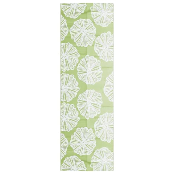 vidaXL Utomhusmatta ARAKIL grön 80x250 cm PP