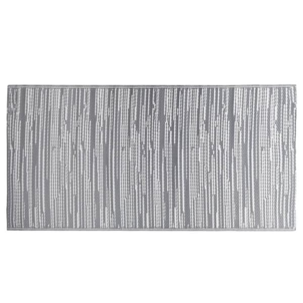 vidaXL Utomhusmatta grå 160x230 cm PP -  Utomhusfiltar