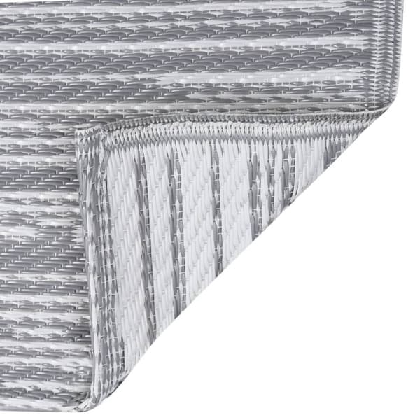 vidaXL Utomhusmatta grå 160x230 cm PP -  Utomhusfiltar