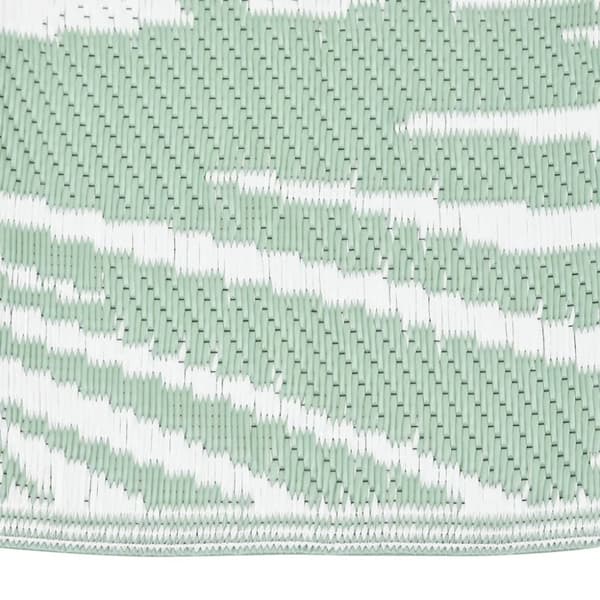 vidaXL udendørs gulvtæppe 160x230 cm PP grøn -  Udendørstæpper