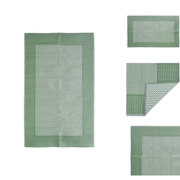 Udendørstæpper - Living udendørs gulvtæppe 160x230 cm PP grøn