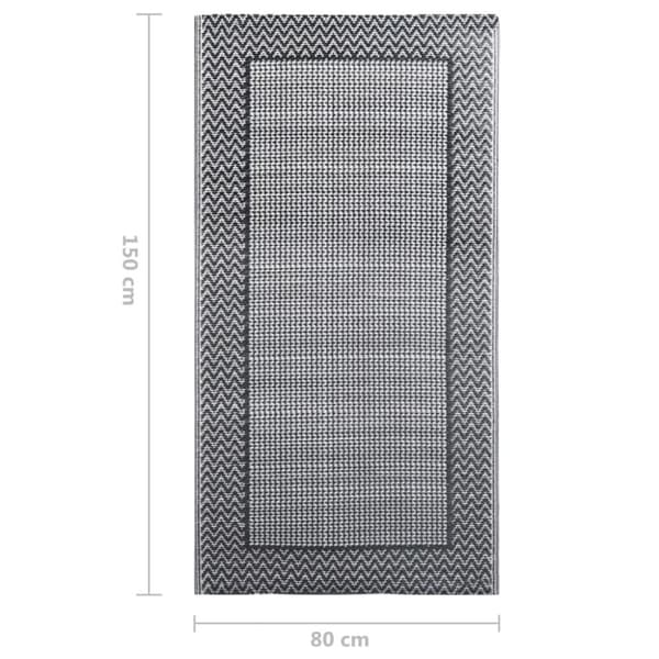 Utomhusfiltar - Living Utomhusmatta grå 80x150 cm PP