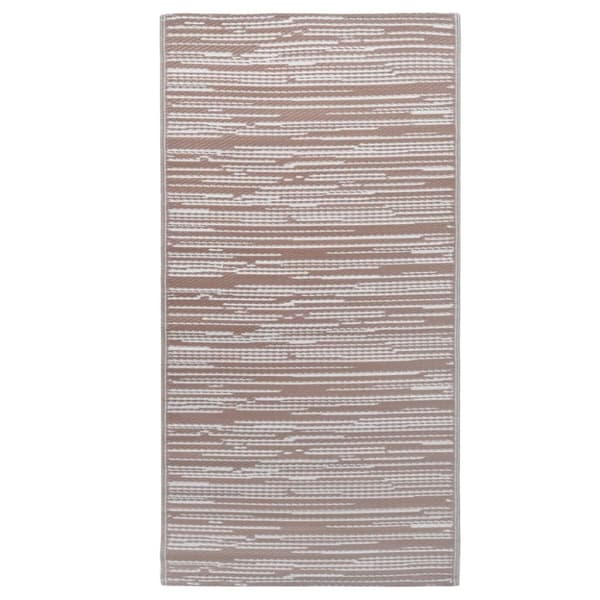 Udendørstæppe 190x290 cm PP brun - Udendørstæppe - Udendørstæpper - Home & Living
