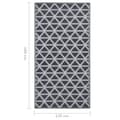 Miniatyrbild 8 av 8: Utomhusmatta svart 120x180 cm PP - Utomhusmatta - Utomhusmattor - Home & Living