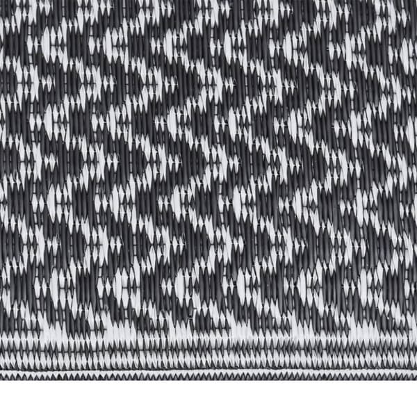 Udendørs gulvtæppe 140x200 cm PP sort - Udendørs Gulvtæppe - Udendørs Gulvtæpper - Home & Living