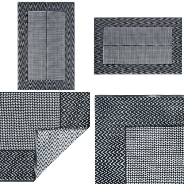 Udendørstæppe 160x230 cm PP grå - Udendørstæppe - Udendørstæpper - Home & Living