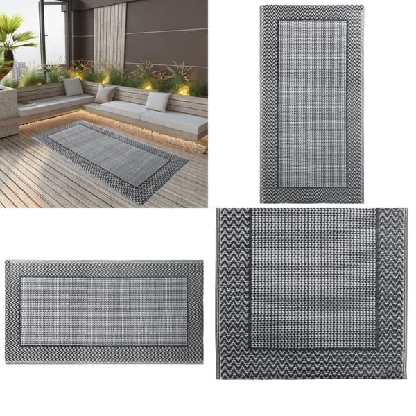 Ulkomatto harmaa 80x150 cm PP - Ulkomatto - Ulkomatot - Home & Living