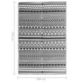 Miniatyrbillede 8 af 8: Udendørs gulvtæppe 160x230 cm PP sort - Udendørs Gulvtæppe - Udendørs Gulvtæpper - Home & Living