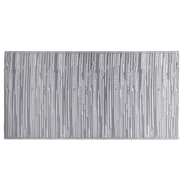 Utomhusmatta grå 80x150 cm PP
