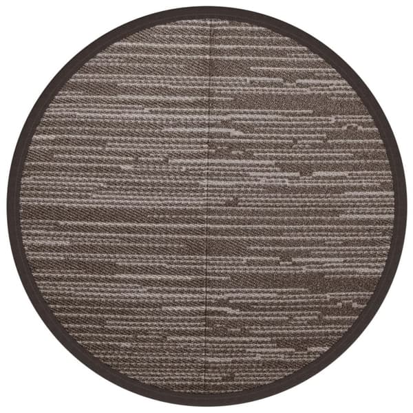 vidaXL Utomhusmatta ARAKIL brun Ø120 cm PP