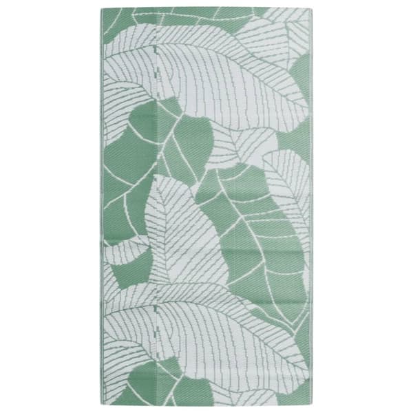 vidaXL Uteteppe ARAKIL grønn 80x150 cm PP