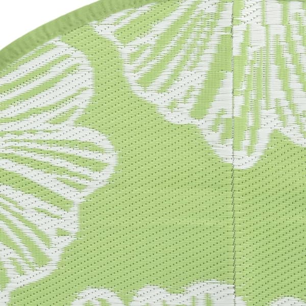 vidaXL Utomhusmatta ARAKIL grön Ø120 cm PP