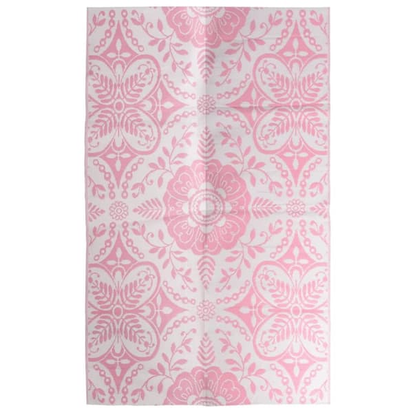 Utomhusmatta rosa 160x230 cm PP