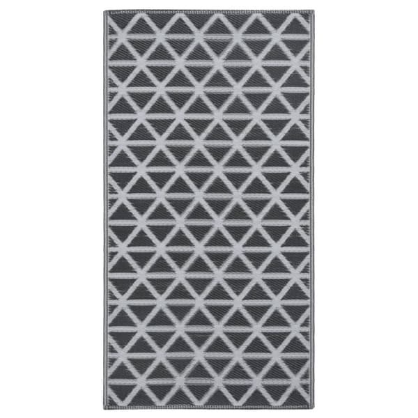 Utomhusmatta svart 190x290 cm PP