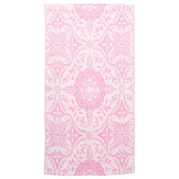 Utomhusmatta rosa 120x180 cm PP