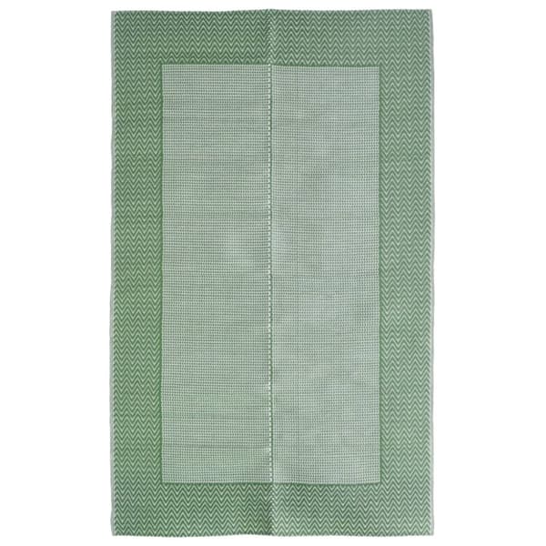 Utomhusmatta grön 120x180 cm PP