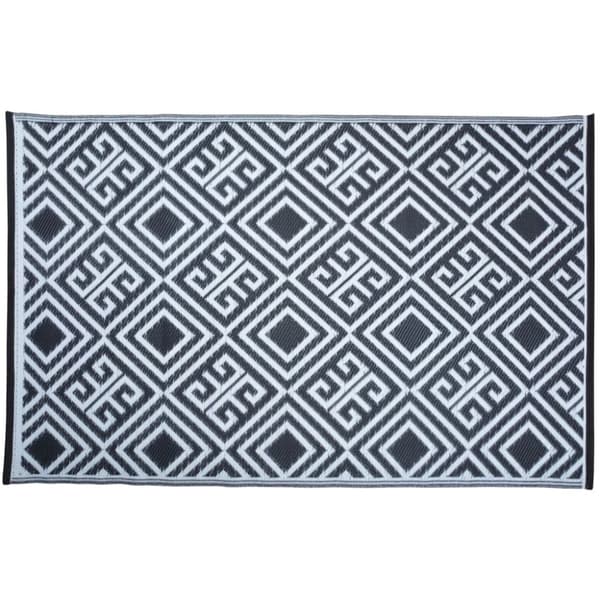 Esschert Design Utomhusmatta 120x186 cm grafisk OC12