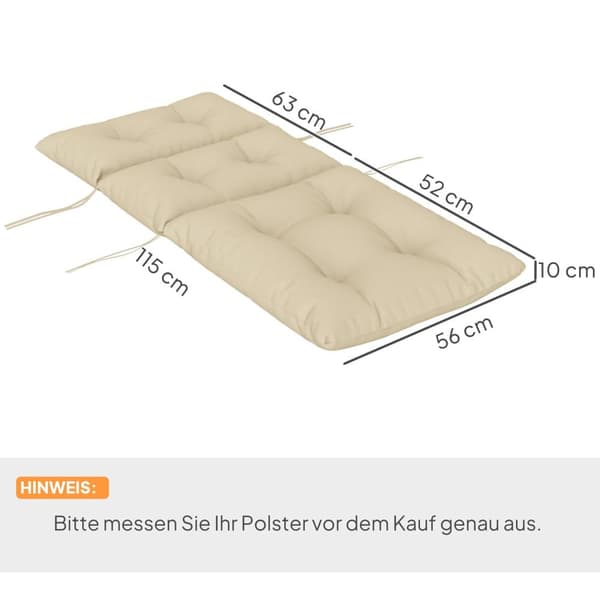 Siddehynde, 115x56 cm, Beige